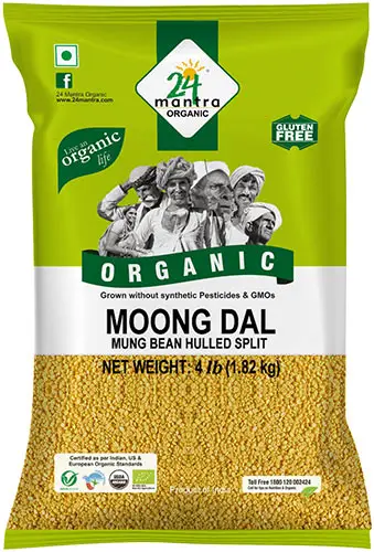 24 Mantra Organic Moong Dal 4Lbs