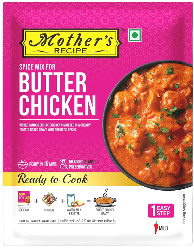 Mother's Recipe Butter Chicken Mix 100Gm