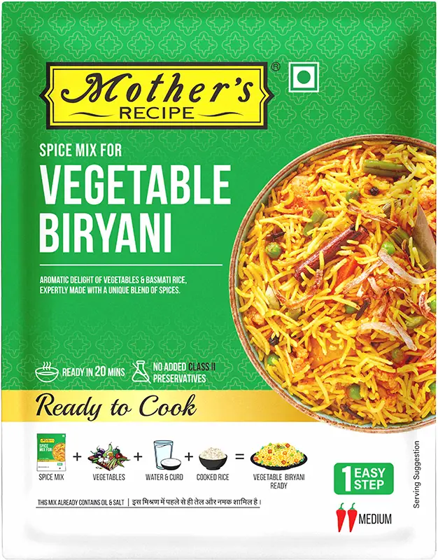Mother's Recipe Vegetable Biryani Mix 75Gm
