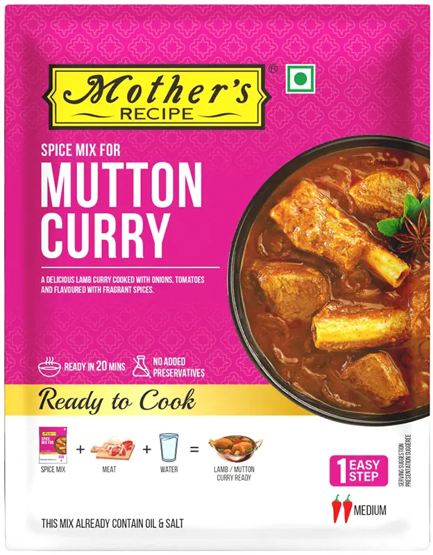 Mother's Recipe Mutton / Lamb Curry Mix 100Gm
