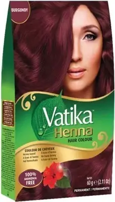 Vatika Henna Hair Colors - Burgundy 60Gm