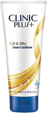 Clinic Plus + Soft & Silky Cream Conditioner 40Ml