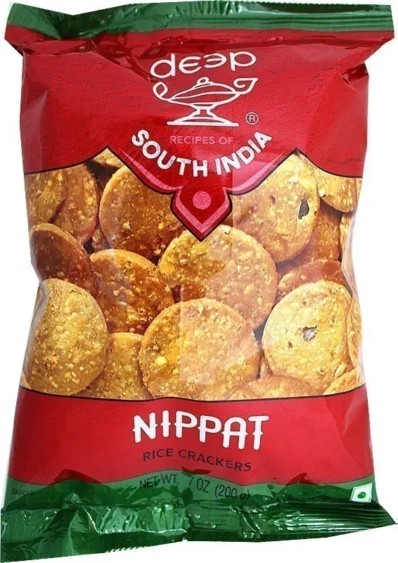 Deep South India Nippat - Rice Crackers 200Gm