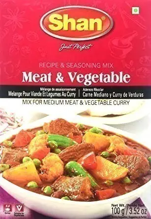 Shan Meat & Vegetable Curry Mix 100Gm
