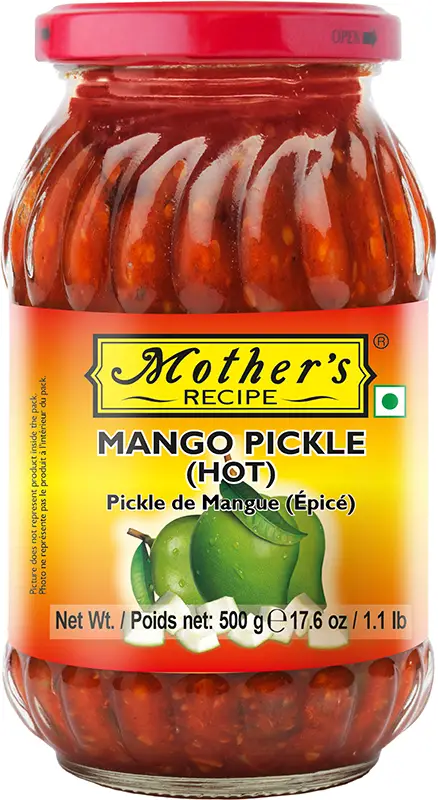 Mother's Recipe Mango Pickle (hot) 17.6Oz