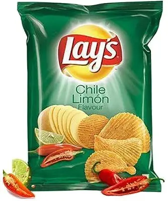 Lay's Chile Lemon Flavour Potato Chips 52Gm