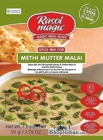 Rasoi Magic Methi Mutter Malai Mix 1.75Oz