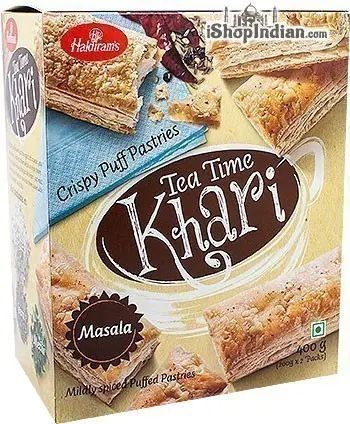 Haldiram's Tea Time Khari (puff Pastry) Masala 400Gm