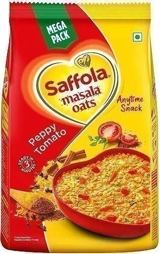 Saffola Masala Oats - Peppy Tomato (super Saver Pack) 500Gm