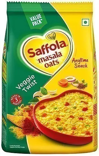 Saffola Masala Oats - Veggie Twist (super Saver Pack) 500Gm