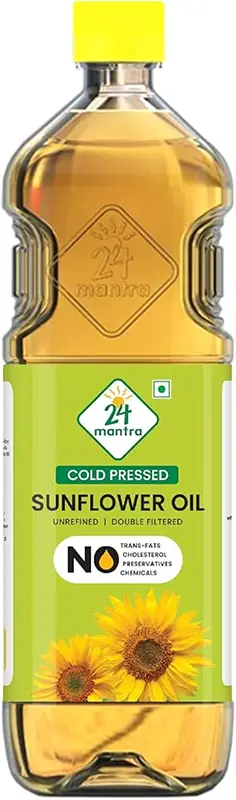 24 Mantra Organic Sunflower Oil 1Ltr