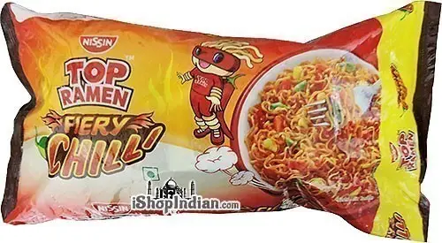 Top Ramen Noodles - Fiery Chilli - Quad 280Gm