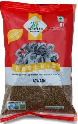 24 Mantra Organic Ajwain Seeds 7Oz