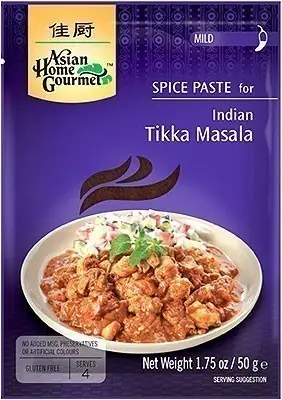 Asian Home Gourmet Tikka Masala Spice Paste 1Pack