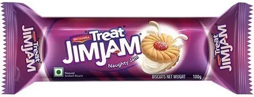 Britannia Treat Jim Jam Biscuits 90Gm