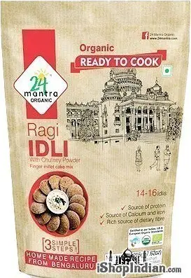 24 Mantra Organic Ragi Idli Mix 216Gm