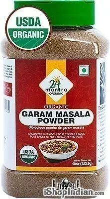 24 Mantra Organic Garam Masala  Jar 10Oz