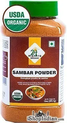 24 Mantra Organic Sambar Powder  Jar 10Oz