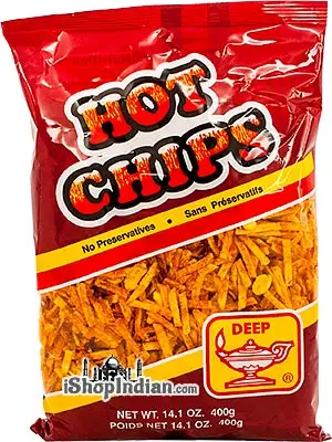 Deep Hot Chips (spicy Potato Strings) 14.1Oz