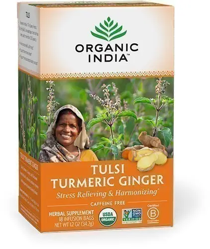 Organic India Tulsi Turmeric Ginger Tea 1Pack