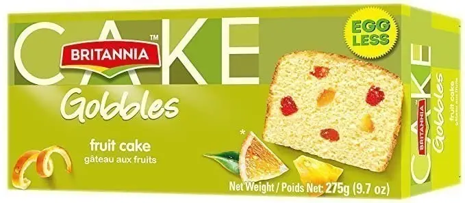 Britannia Fruit Cake - Eggless 9.7Oz