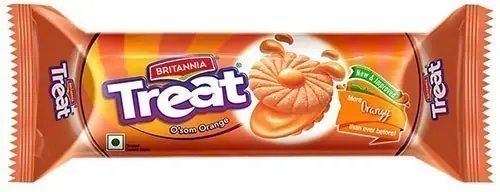 Britannia Treat Biscuits - Orange Cream Flavor 4.23Oz