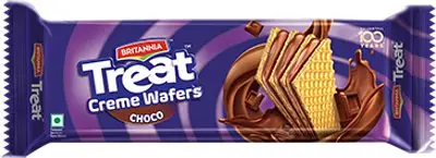 Britannia Treat Creme Wafers - Chocolate 150Gm