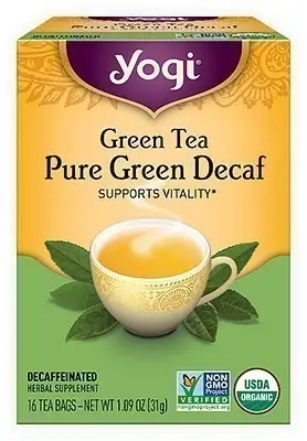Yogi Green Tea - Pure Green Decaf Tea 1Pack