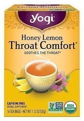 Yogi Honey Lemon Throat Comfort Tea 1Pack