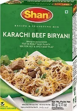 Shan Karachi Beef Biryani Spice Mix 2.1Oz