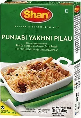 Shan Punjabi Yakhni Pilau Mix 50Gm