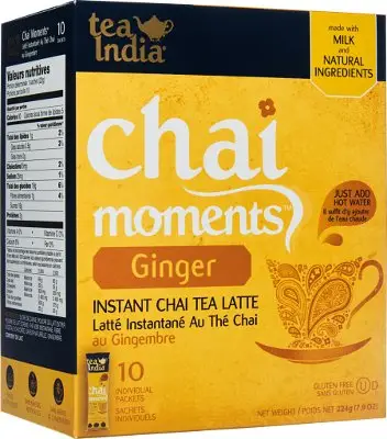 Tea India Chai Moments - Instant Ginger Tea 7.9Oz