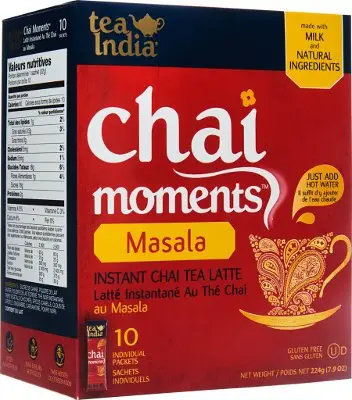 Tea India Chai Moments - Instant Masala Tea 7.9Oz