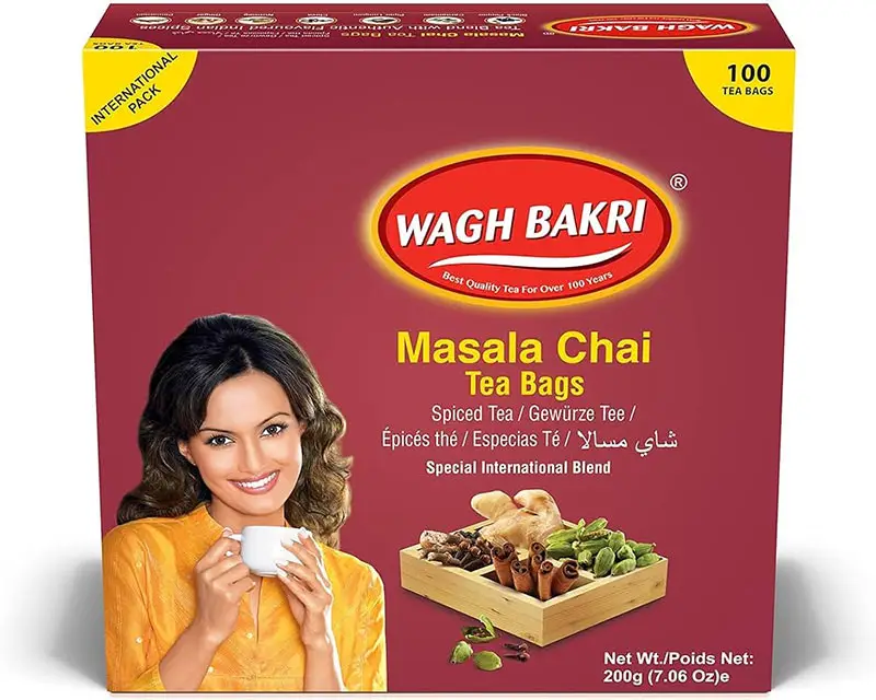 Wagh Bakri Masala Chai Tea Bags 200Gm