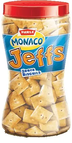 Parle Monaco Jeffs - Zeera (mini Cumin Biscuits) 200Gm