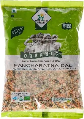 24 Mantra Organic Mixed Lentils / Pancharatna Dal 2Lbs