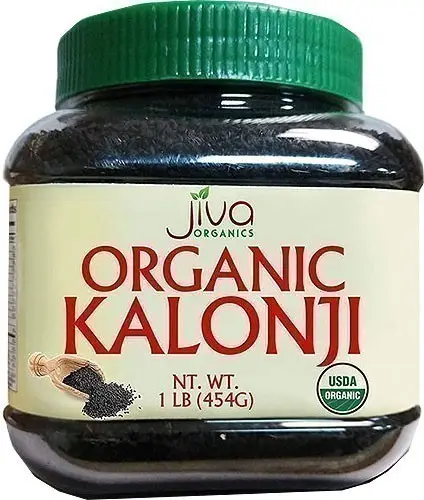 Jiva Organics Kalonji Seeds  Jar 1Lbs