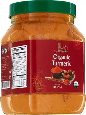 Jiva Organics Turmeric Powder  Jar 1Lbs