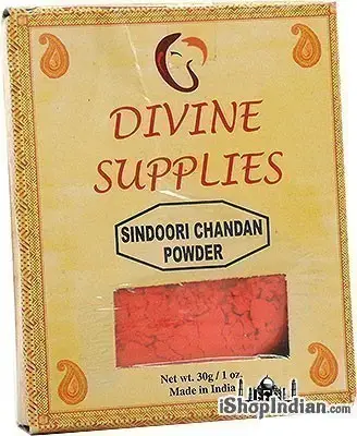 Divine Supplies Sindoori Chandan Powder 1Oz