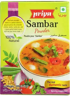 Priya Sambar Powder 3.5Oz