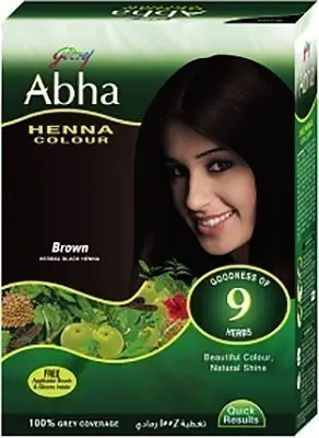 Godrej Abha Henna Color - Brown 60Gm