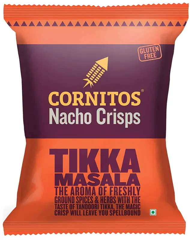 Cornitos Nacho Crisps - Tikka Masala 55Gm