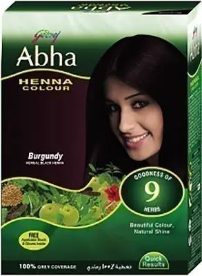 Godrej Abha Henna Color - Burgundy 60Gm