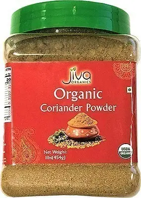 Jiva Organics Coriander Powder  Jar 1Lbs