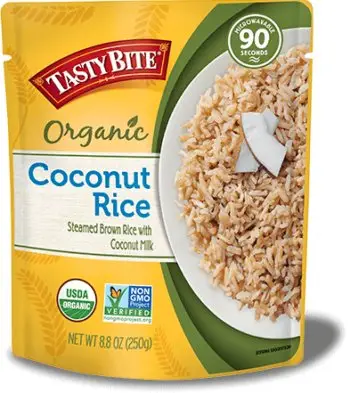 Tasty Bite Organic Coconut Rice (ready-to-eat) 1Pack