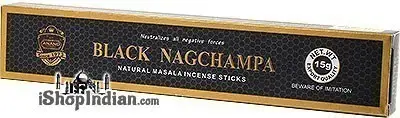 Anand Black Nag Champa Natural Masala Incense Sticks 1Pack