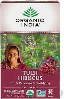 Organic India Tulsi Hibiscus (stress Relieving & Gratifying) 1Pack