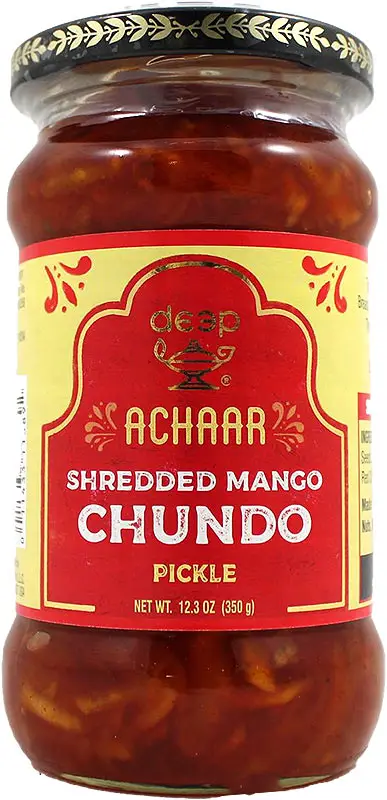 Deep Shredded Mango Pickle (chundo) 350Gm