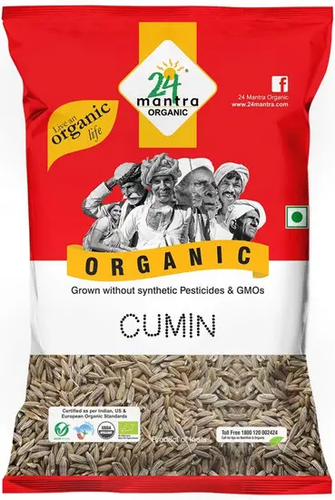 24 Mantra Organic Cumin Seeds 7Oz