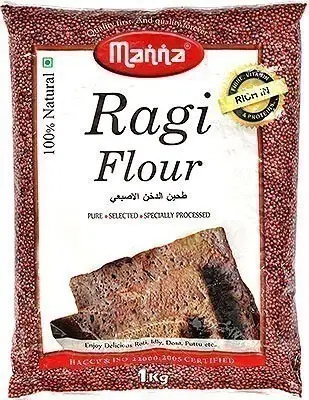 Manna Ragi Flour (finger Millet Flour) 1Kg